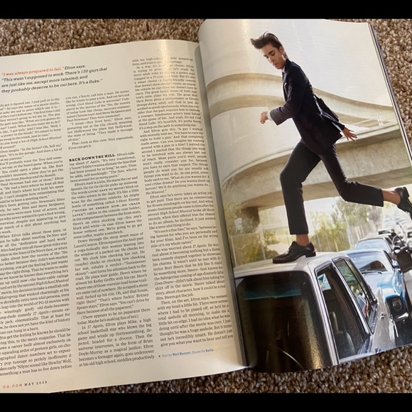 Zac Efron - GQ Magazine May 2009 - Picture 7 of 9